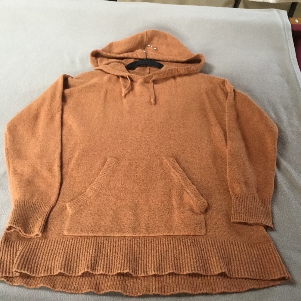 Cozy Tan Hooded Sweater